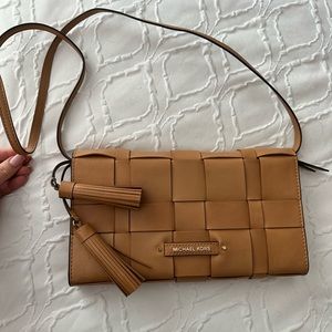Michael Kors MK Woven Leather Bag